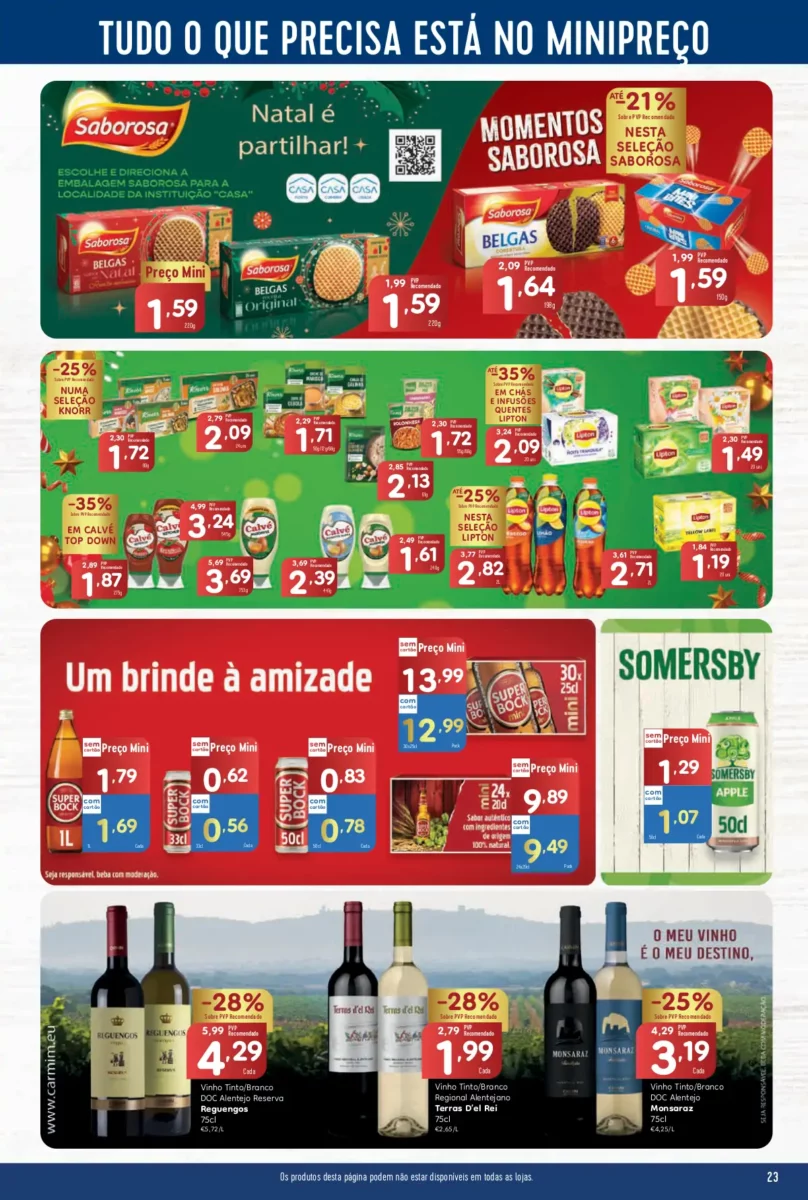 Folheto Minipre&ccedil;o (23 a 29 novembro)