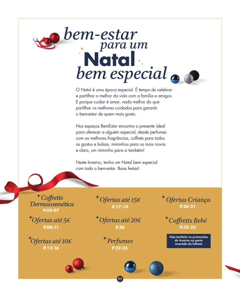 Folheto Pingo Doce lojas Bem-Estar &ndash; especial Natal 2023