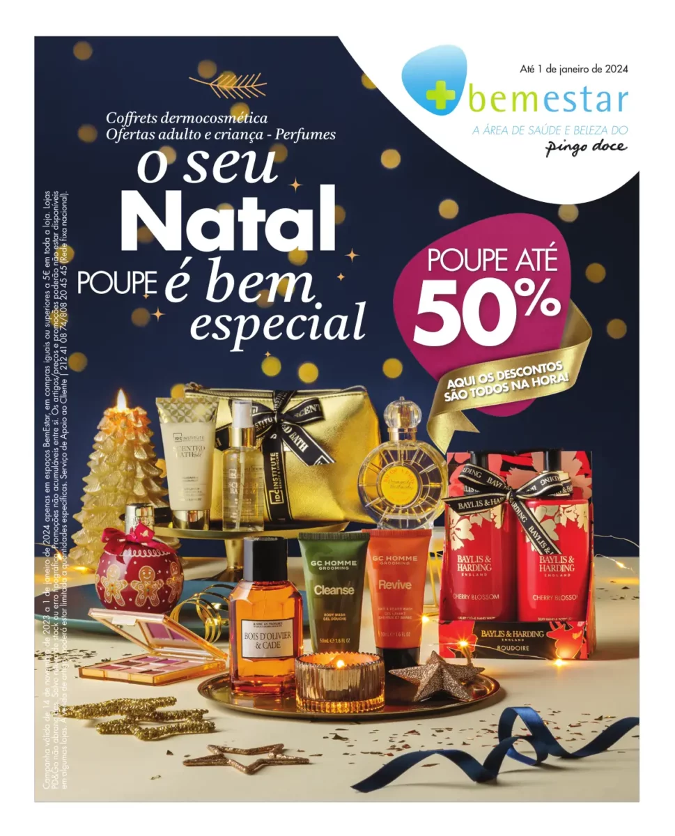 Folheto Pingo Doce lojas Bem-Estar &ndash; especial Natal 2023