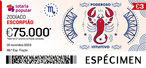 Lotaria Popular | Extra&ccedil;&atilde;o 46.&ordf; – Zod&iacute;aco Escorpi&atilde;o