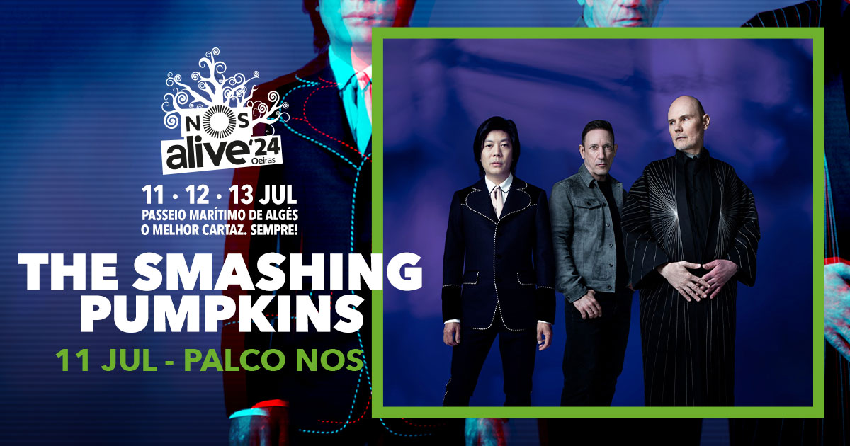 The Smashing Pumpkins confirmados no NOS Alive’ 24