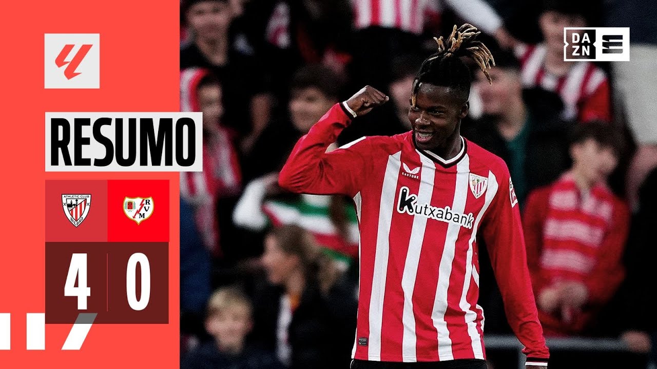 Resumo | Athletic Bilbao 4-0 Rayo Vallecano | LaLiga 23/24