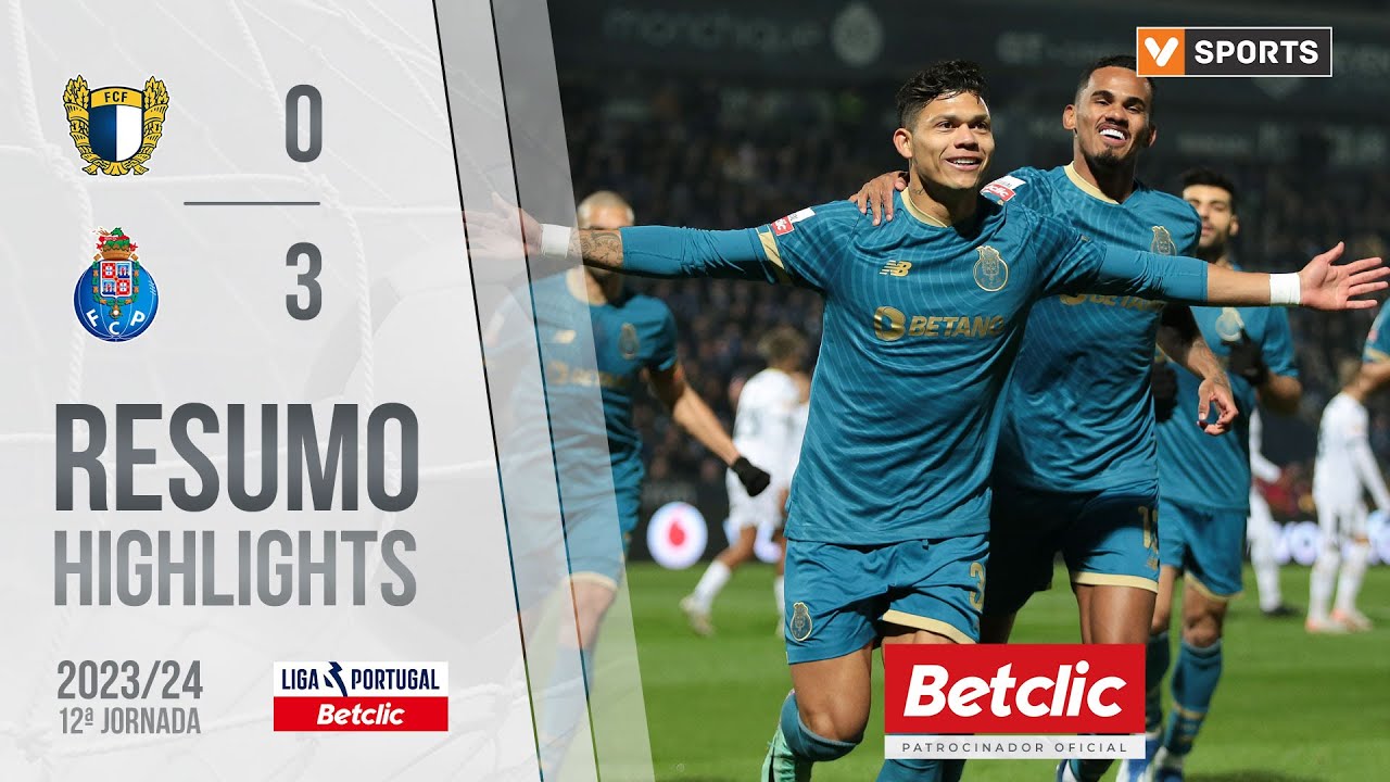 Resumo: Famalic&atilde;o 0-3 FC Porto (Liga 23/24 #12)