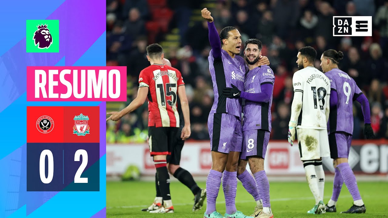 Resumo | Sheffield 0-2 Liverpool | Premier League 23/24