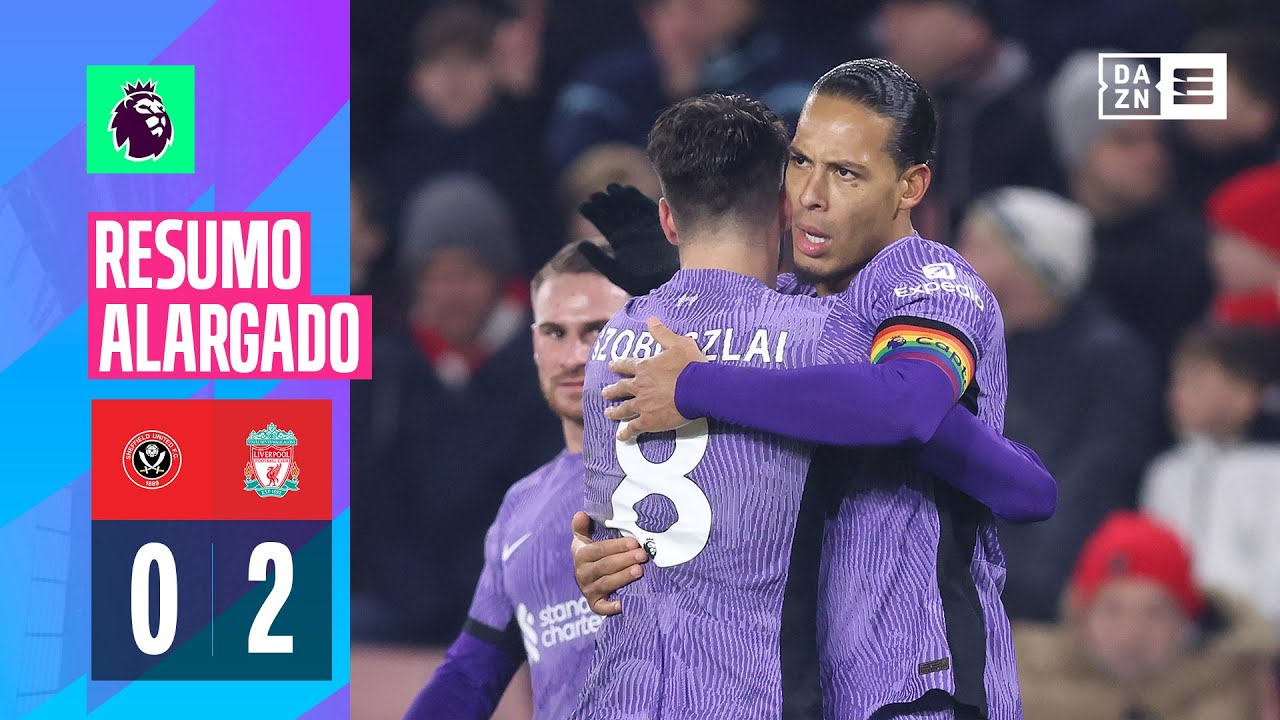 Resumo alargado | Sheffield 0-2 Liverpool | Premier League 23/24