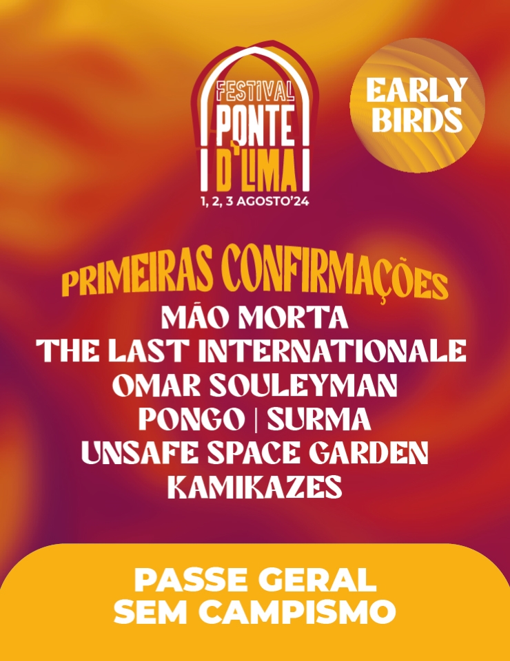 Passe Geral sem campismo | Festival Ponte D’Lima
