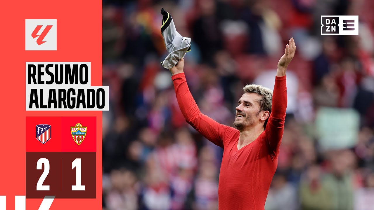 Resumo alargado | Atletico Madrid 2-1 Almeria | LaLiga 23/24