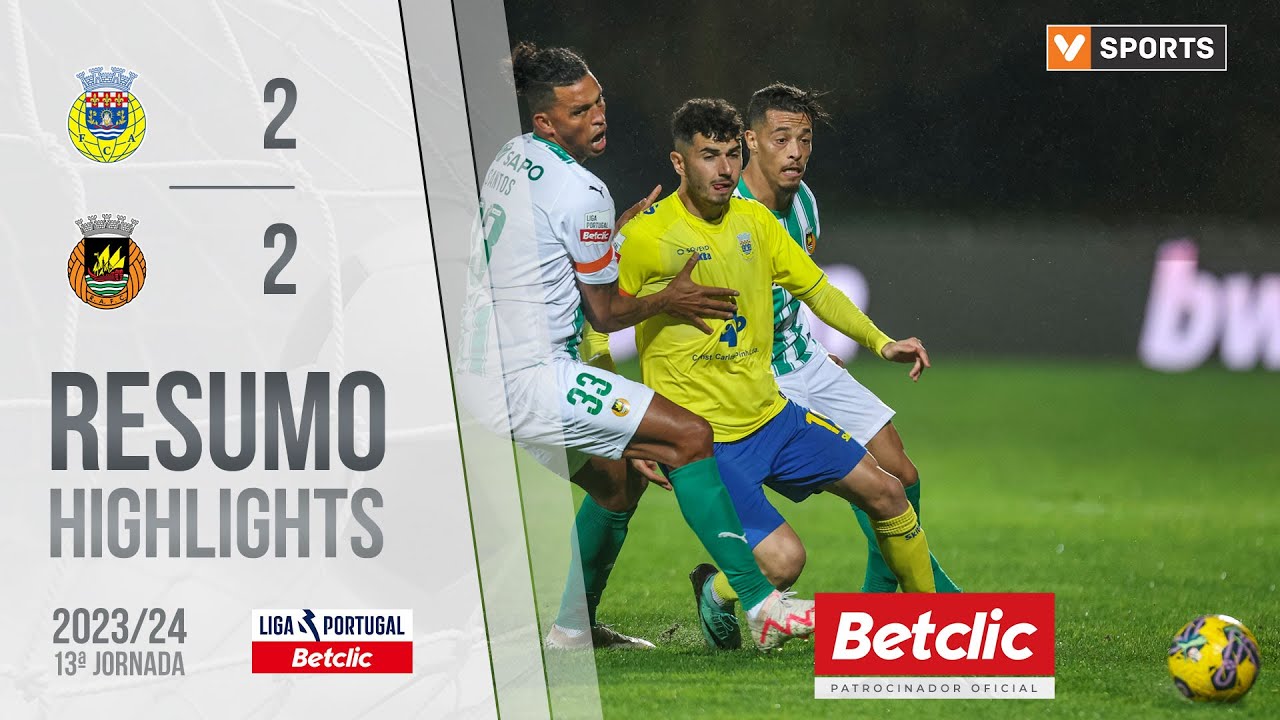 Resumo: Arouca 2-2 Rio Ave (Liga 23/24 #13)