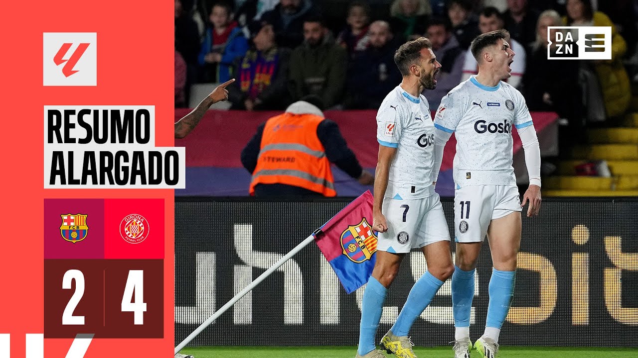 Resumo alargado | Barcelona 2-4 Girona | LaLiga 23/24