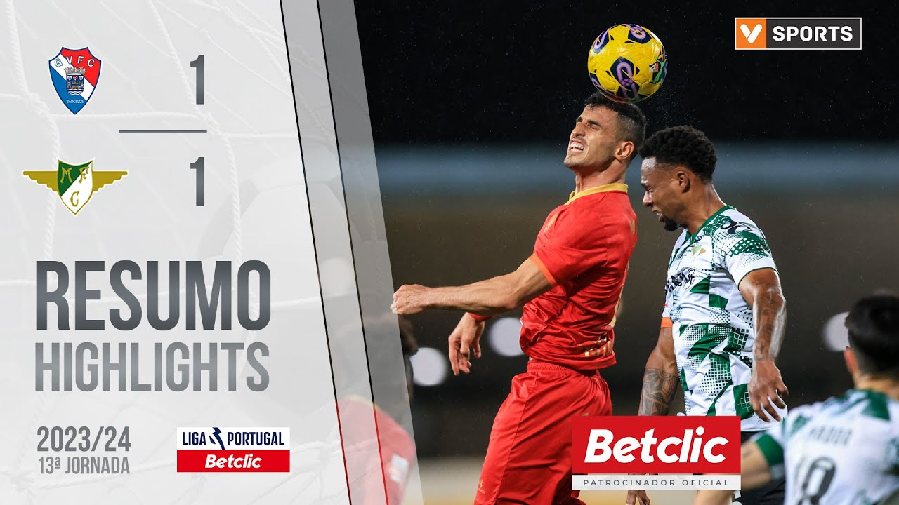 Resumo: Gil Vicente 1-1 Moreirense (Liga 23/24 #13)