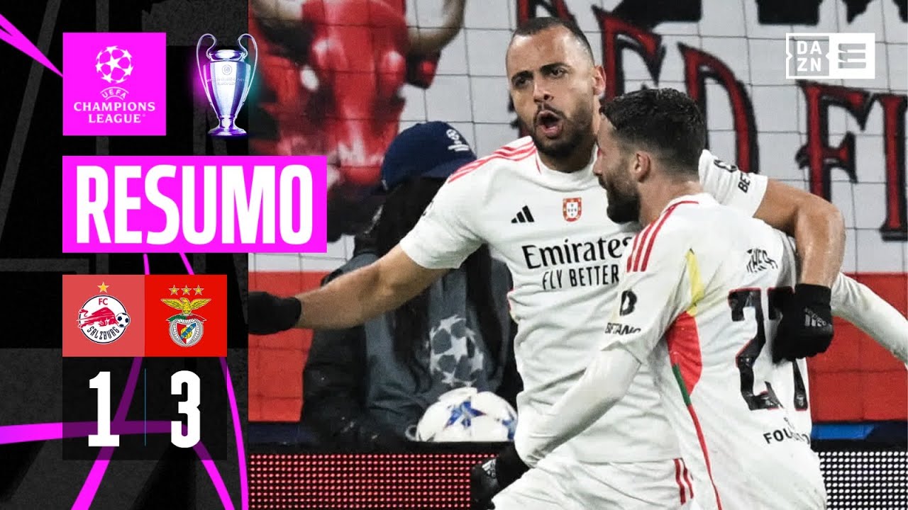 Resumo | Salzburg 1-3 SL Benfica | Champions League 23/24