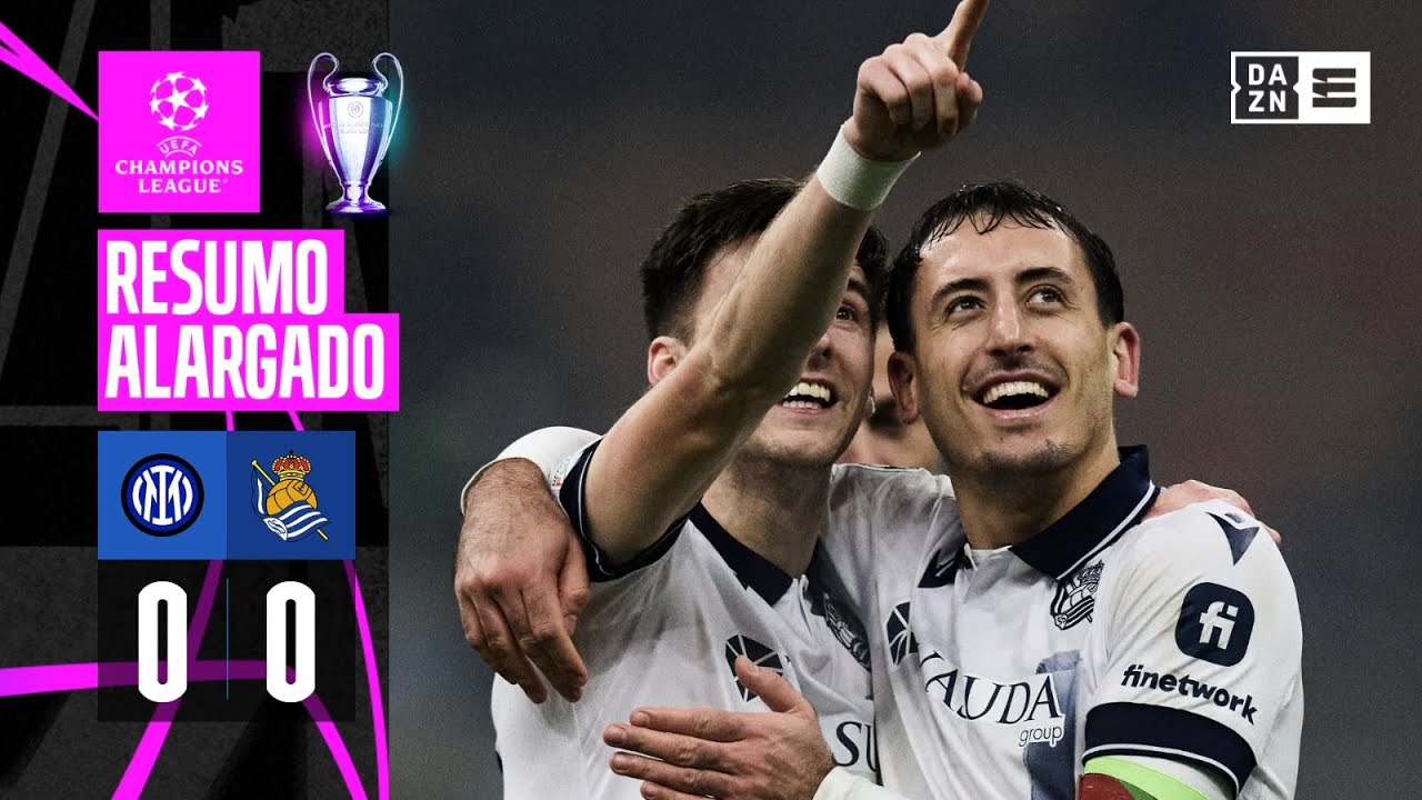 Resumo Alargado | Inter 0-0 Real Sociedad | Champions League 23/24