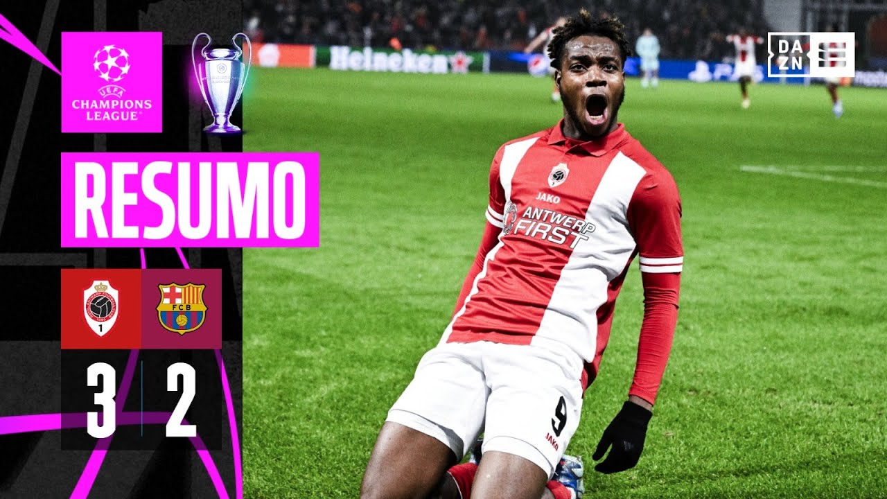 Resumo | Antwerp 3-2 Barcelona | Champions League 23/24
