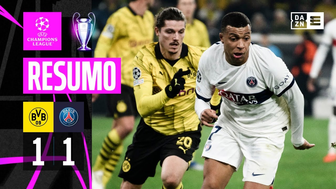 Resumo | Dortmund 1-1 PSG | Champions League 23/24