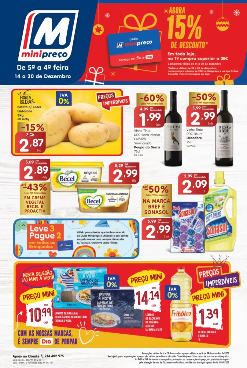 Folheto Minipre&ccedil;o (14 a 20 dezembro)