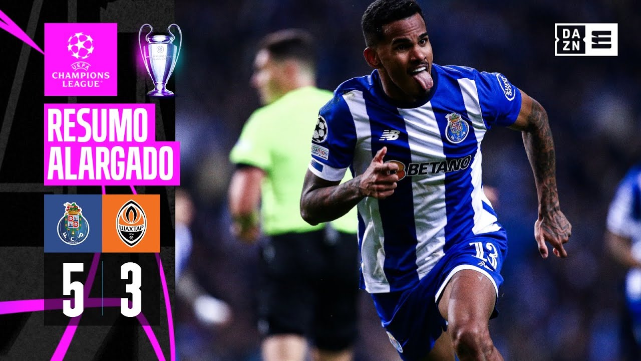 Resumo Alargado | FC Porto 5-3 Shakhtar | Champions League 23/24