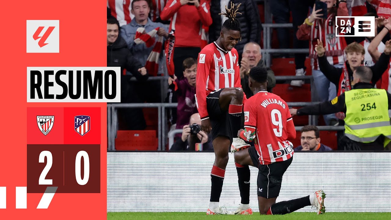 Resumo | Athletic Bilbao 2-0 Atletico Madrid | LaLiga 23/24