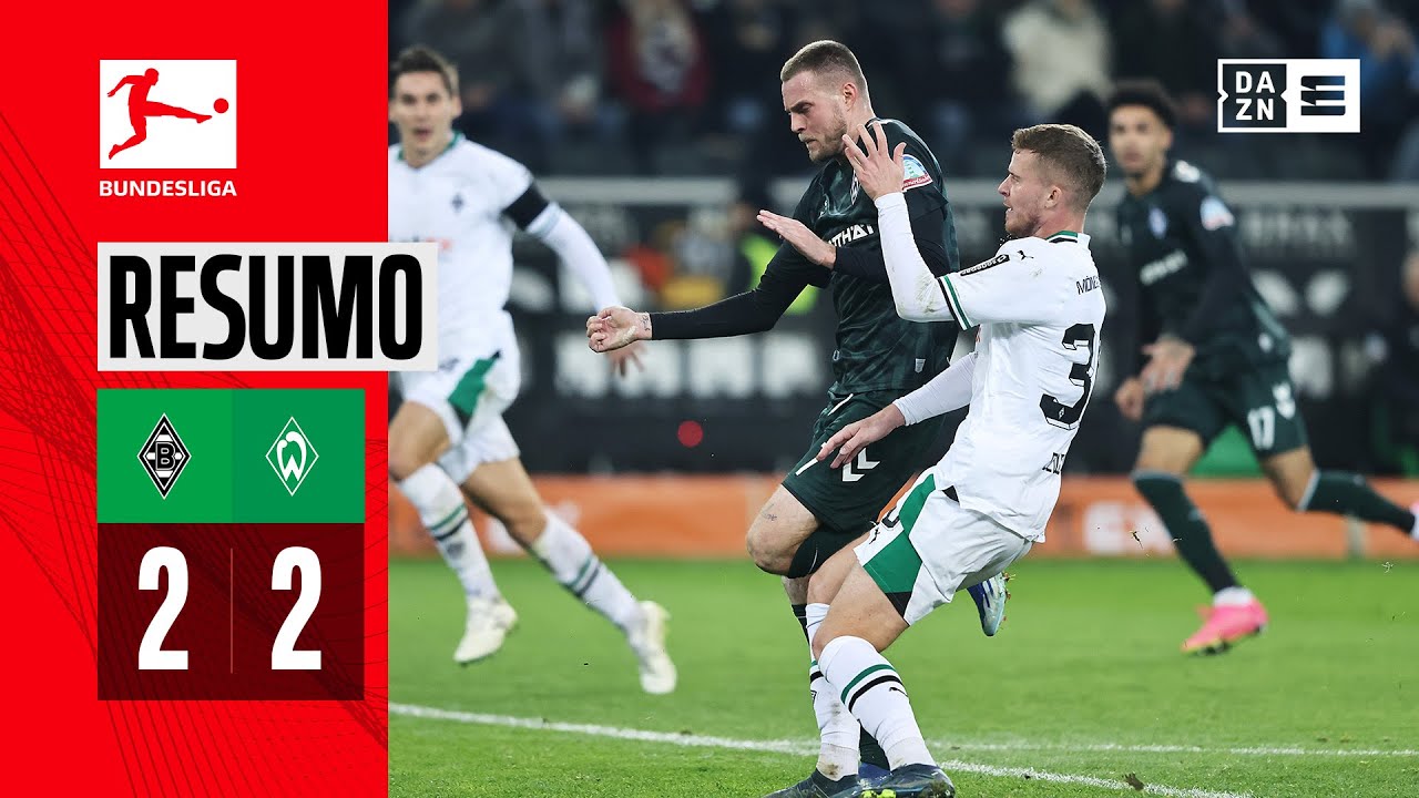 Resumo | Borussia Mönchengladbach 2-2 Werder Bremen | Bundesliga 23/24