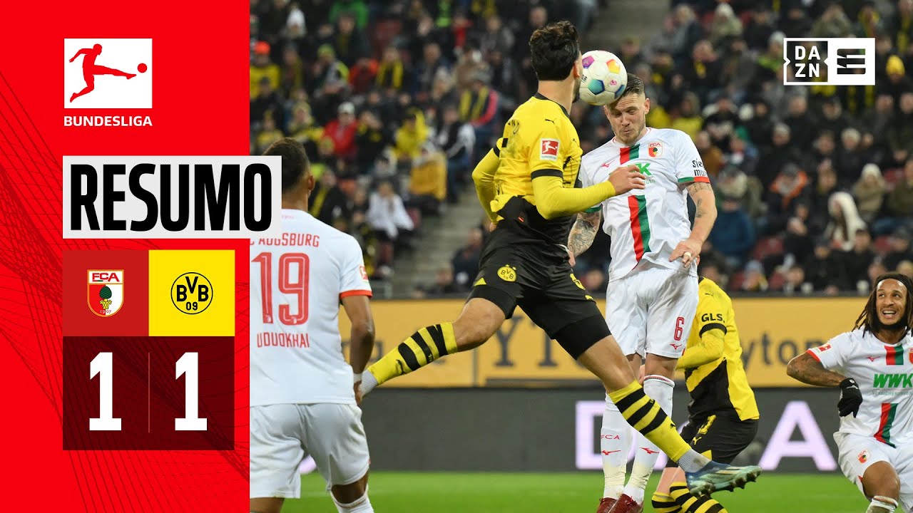 Resumo | Augsburg 1-1 Borussia Dortmund | Bundesliga 23/24