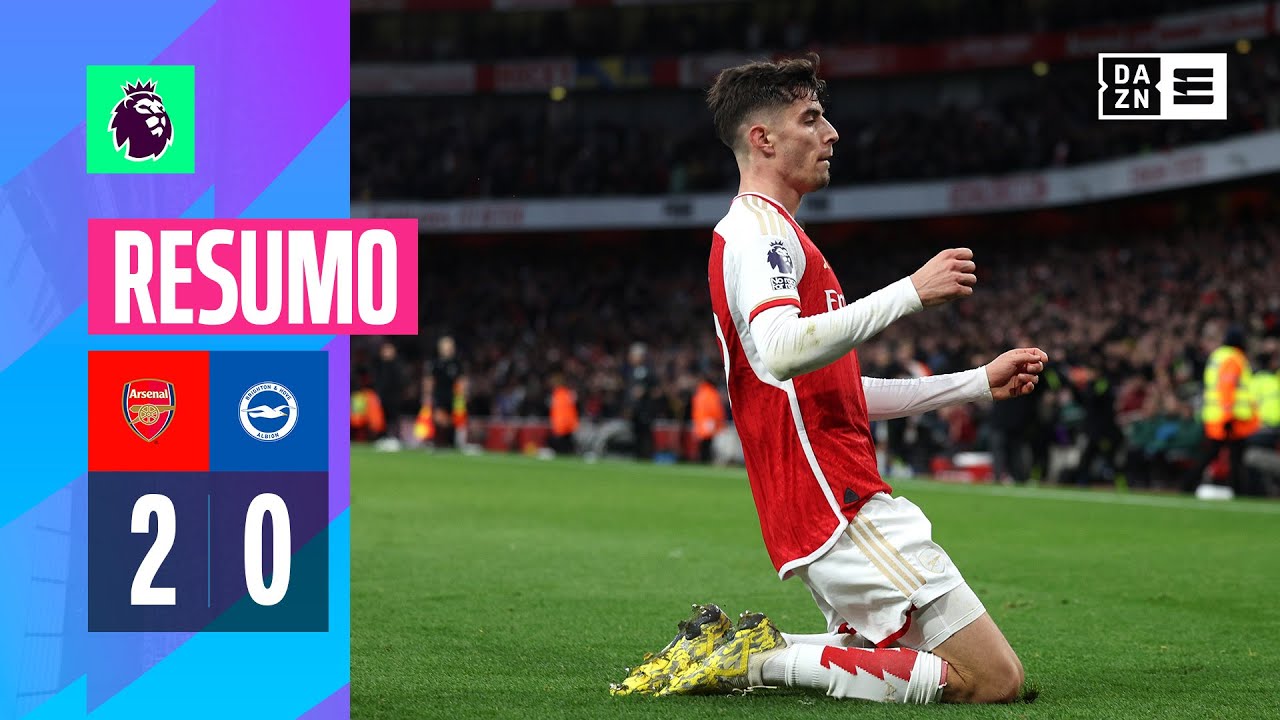 Resumo | Arsenal 2-0 Brighton | Premier League 23/24