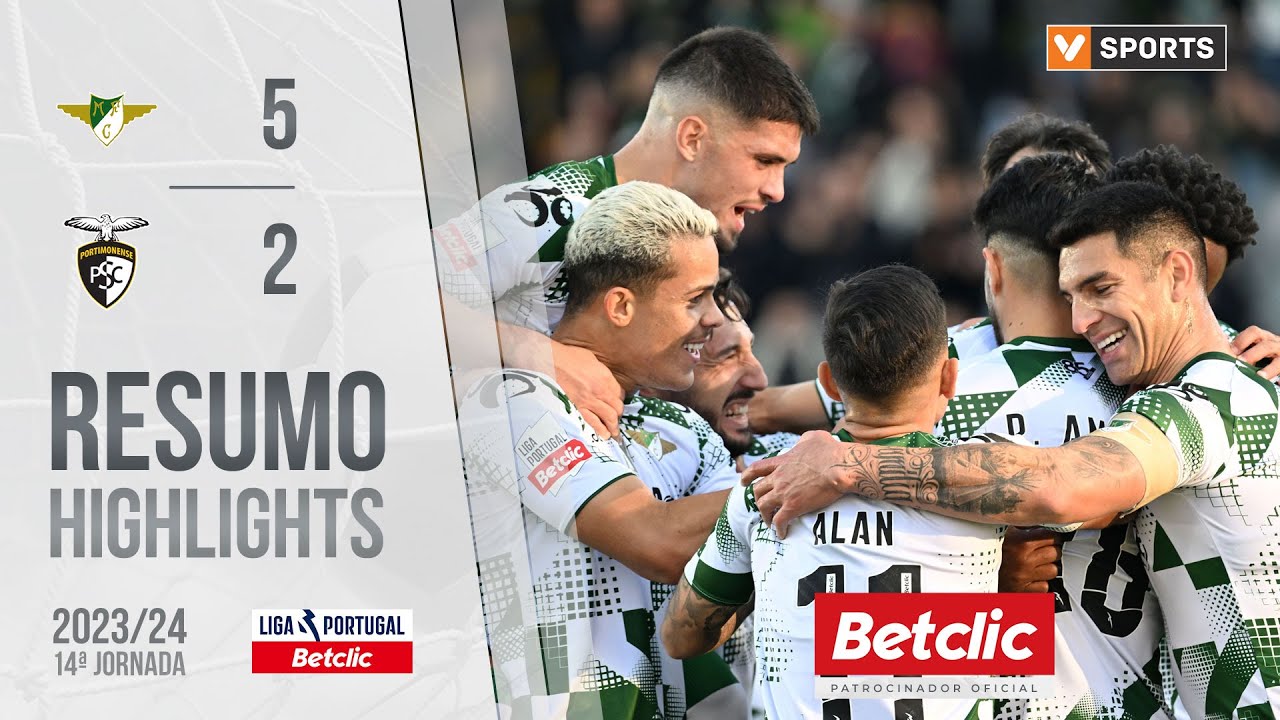 Resumo: Moreirense 5-2 Portimonense (Liga 23/24 #14)