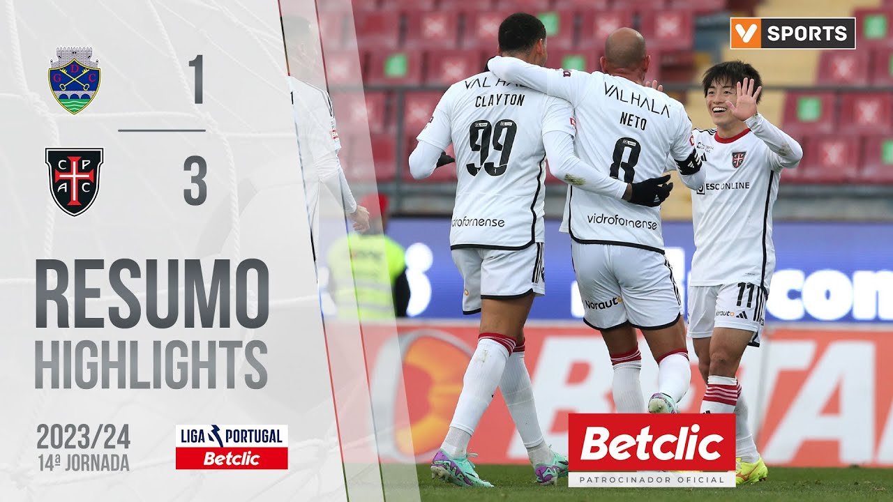 Resumo: Chaves 1-3 Casa Pia (Liga 23/24 #14)