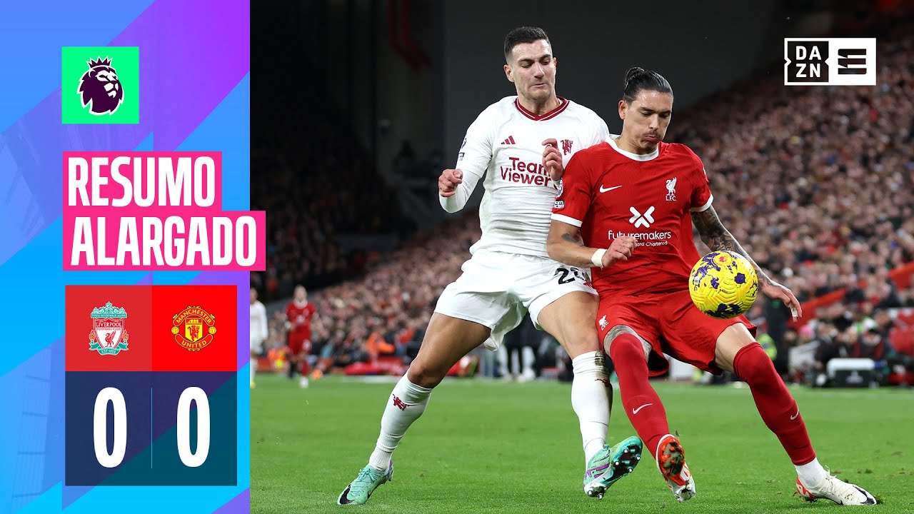 Resumo alargado | Liverpool 0-0 Man United | Premier League 22/23