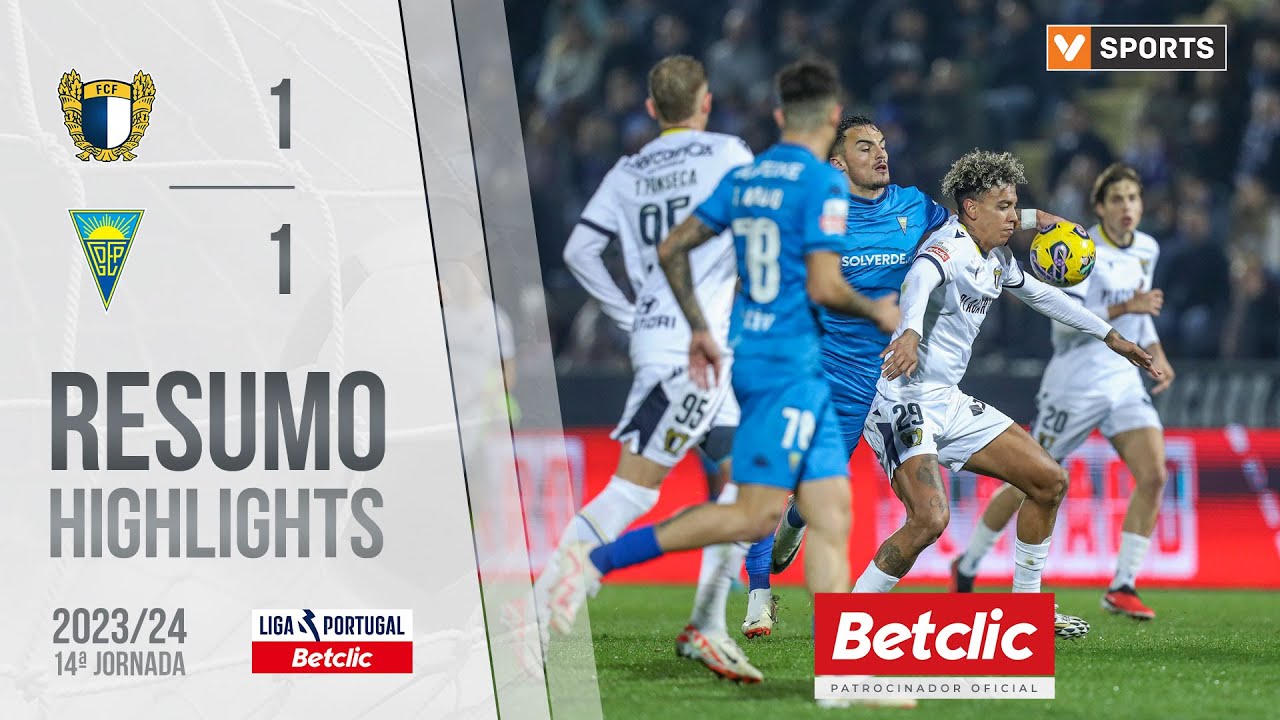 Resumo: Famalic&atilde;o 1-1 Estoril (Liga 23/24 #14)