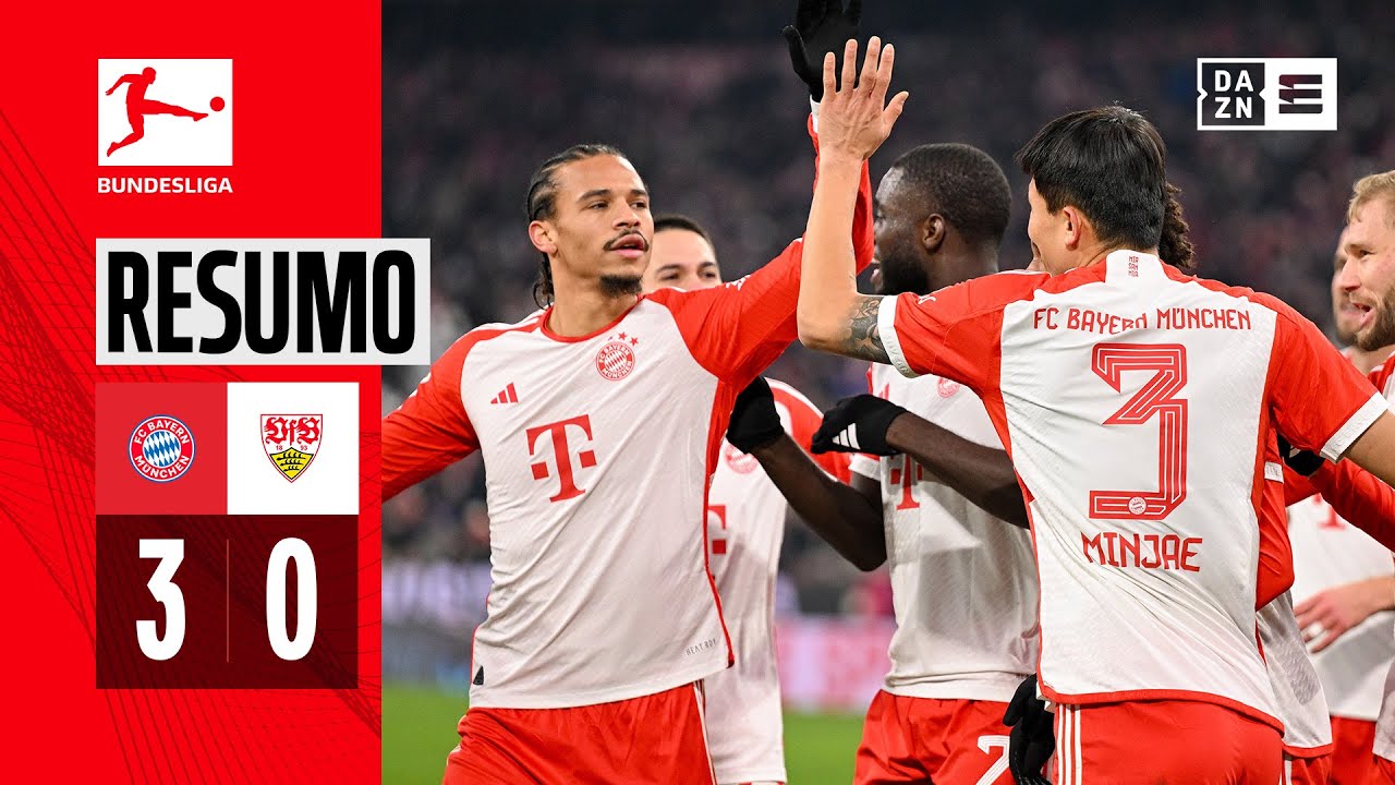 Resumo | Bayern 3-0 Stuttgart | Bundesliga 23/24