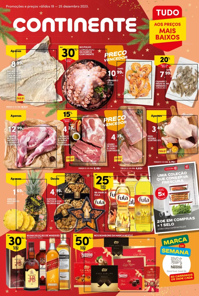 Folheto Continente desta semana (19 a 25 dezembro)