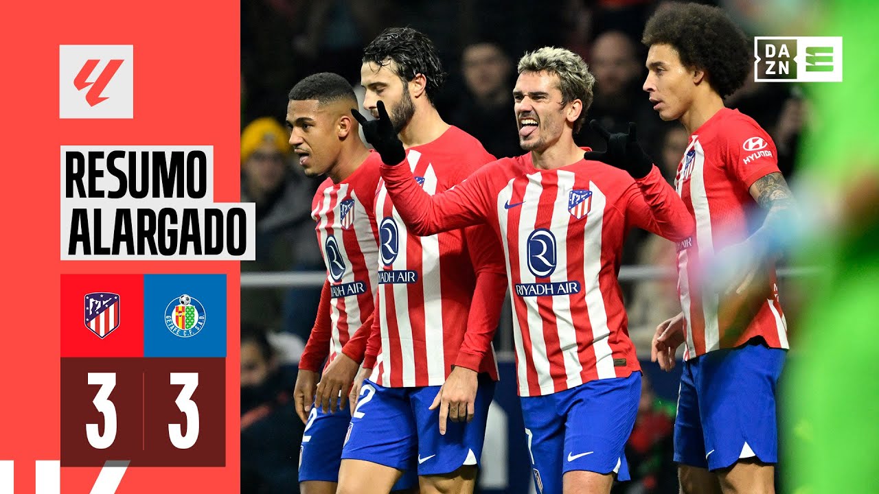 Resumo alargado | Atletico Madrid 3-3 Getafe | LaLiga 23/24