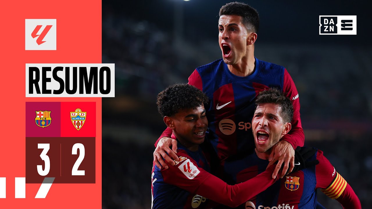 Resumo | Barcelona 3-2 Almeria | LaLiga 23/24