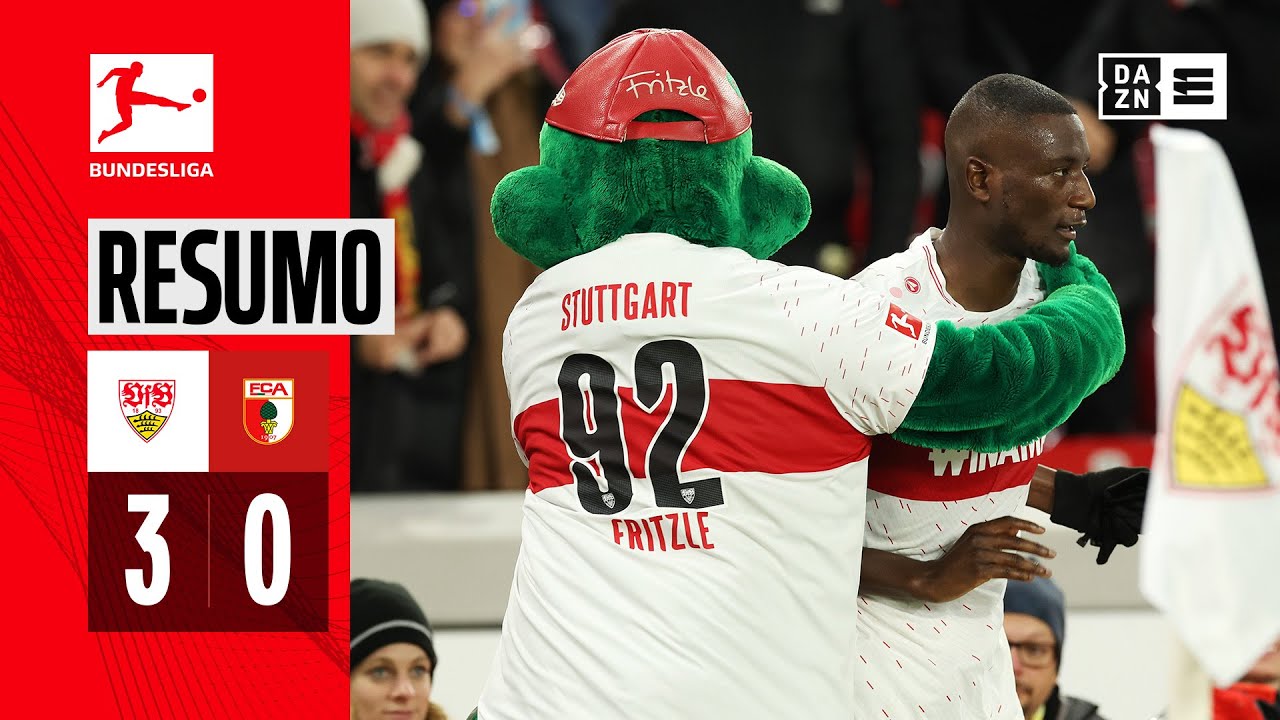 Resumo | Stuttgart 3-0 Augsburg | Bundesliga 23/24