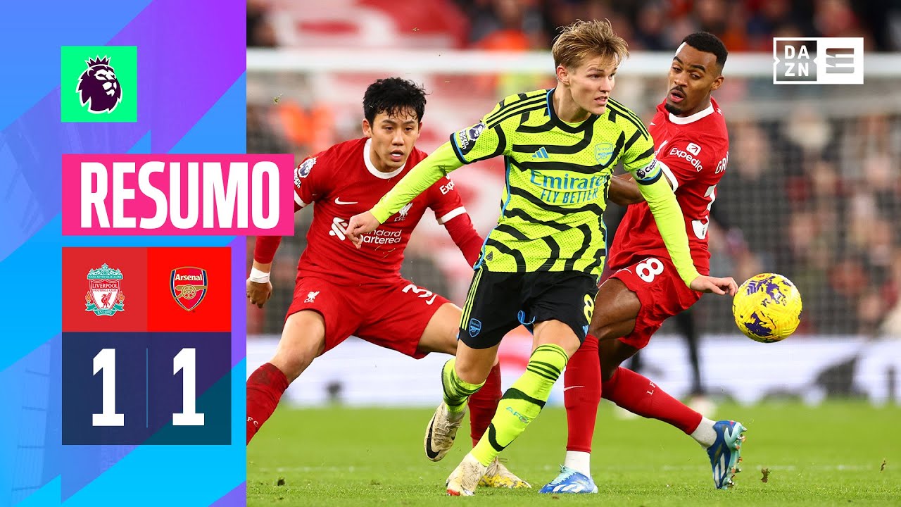 Resumo | Liverpool 1-1 Arsenal | Premier League 23/24