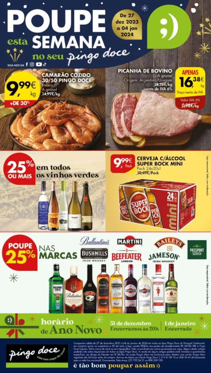 Folheto Pingo Doce (27 dezembro a 4 janeiro)
