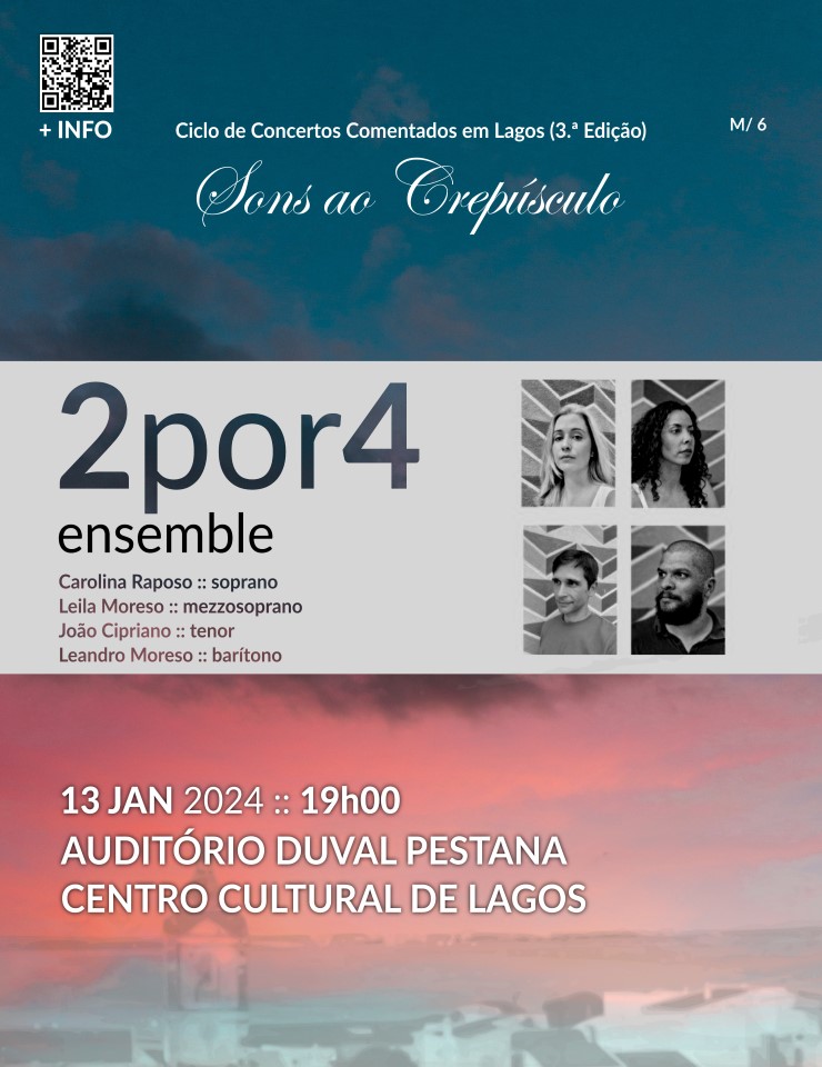 Sons ao crep&uacute;sculo “2por4 ensemble”