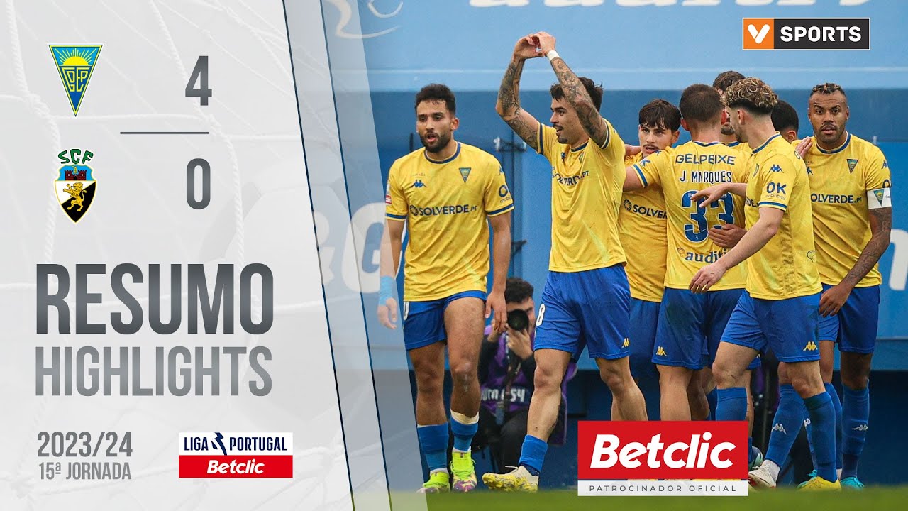 Resumo: Estoril 4-0 Farense (Liga 23/24 #15)
