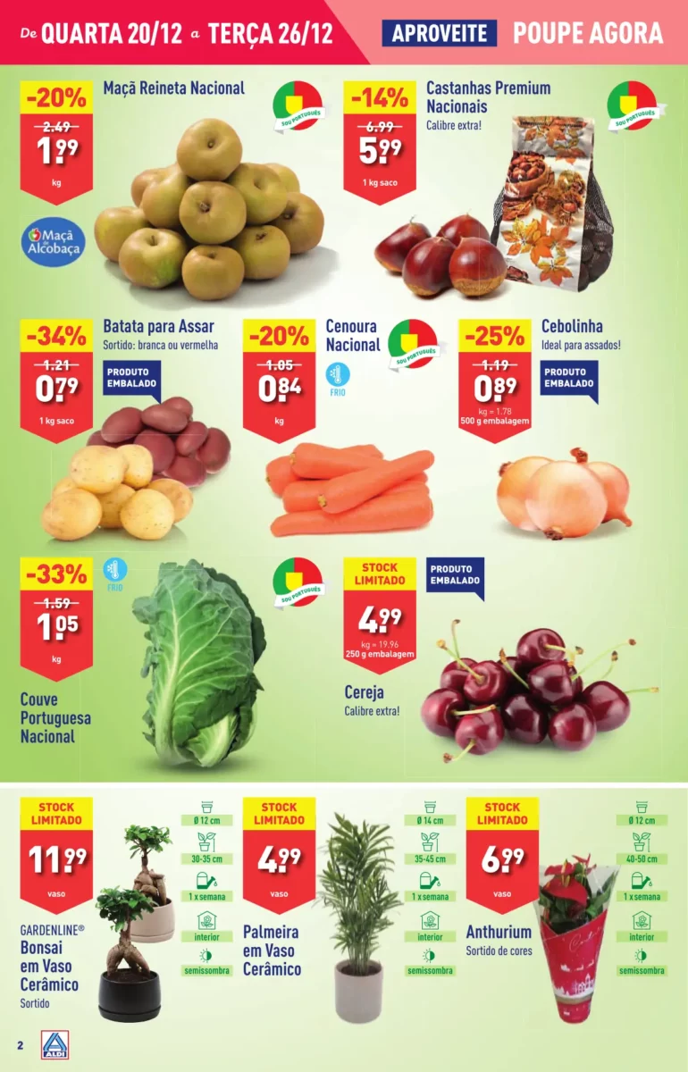 Antevis&atilde;o Folheto ALDI (20 a 26 dezembro)