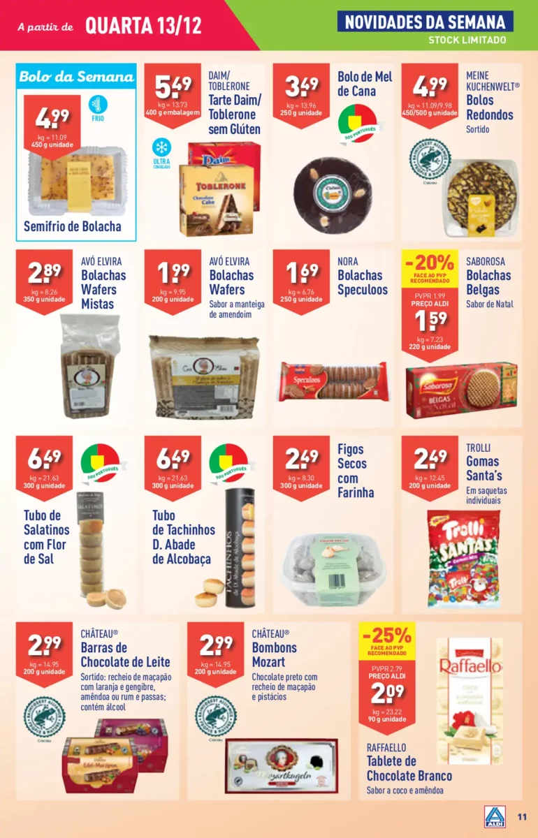 Antevis&atilde;o Folheto ALDI (13 a 19 dezembro)