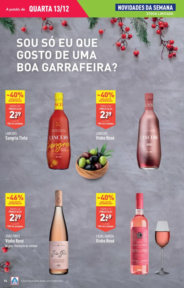 Antevis&atilde;o Folheto ALDI (13 a 19 dezembro)