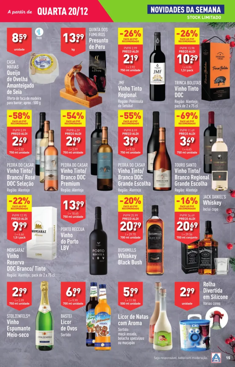 Antevis&atilde;o Folheto ALDI (20 a 26 dezembro)