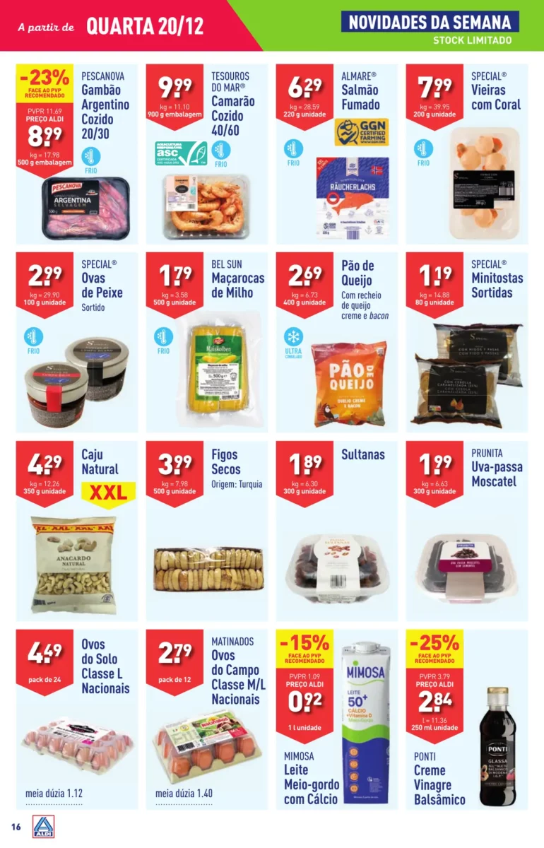 Antevis&atilde;o Folheto ALDI (20 a 26 dezembro)