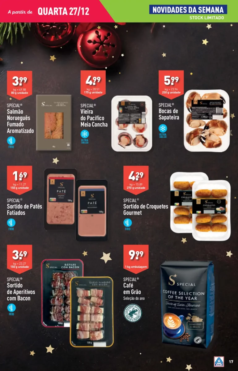 Antevis&atilde;o Folheto ALDI (27 dezembro a 2 janeiro)