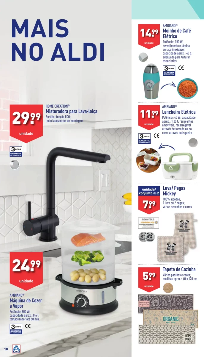 Antevis&atilde;o Folheto ALDI (3 a 9 janeiro)