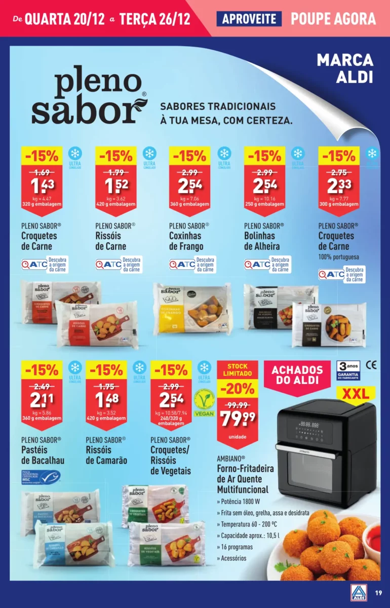 Antevis&atilde;o Folheto ALDI (20 a 26 dezembro)