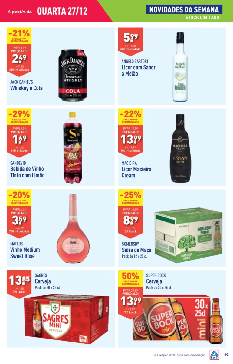 Antevis&atilde;o Folheto ALDI (27 dezembro a 2 janeiro)