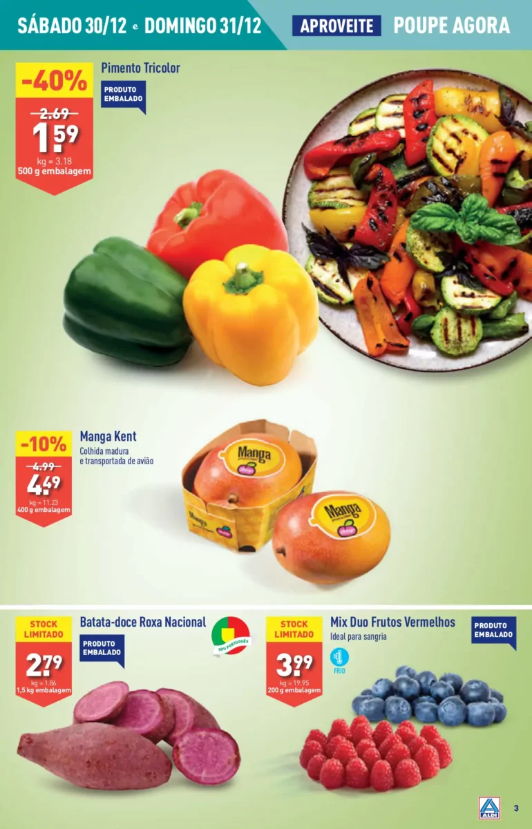 Antevis&atilde;o Folheto ALDI (27 dezembro a 2 janeiro)