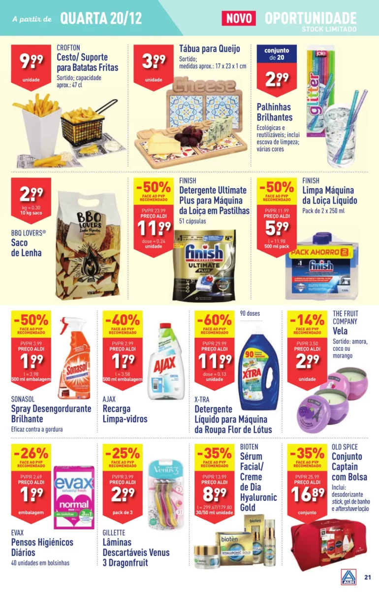 Antevis&atilde;o Folheto ALDI (20 a 26 dezembro)
