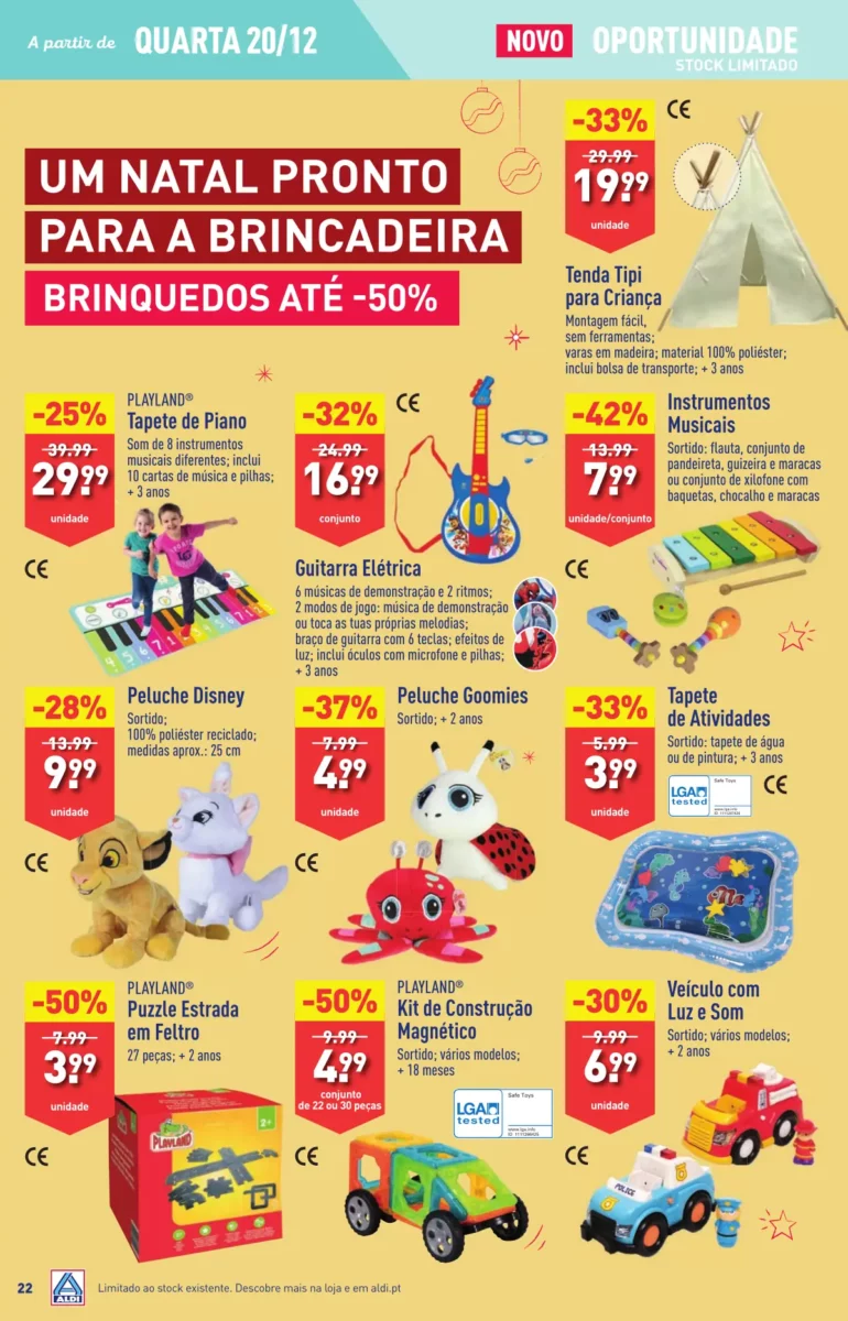 Antevis&atilde;o Folheto ALDI (20 a 26 dezembro)