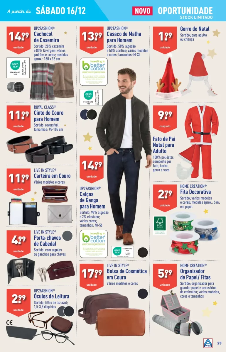 Antevis&atilde;o Folheto ALDI (13 a 19 dezembro)